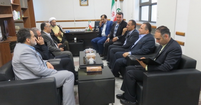 دیدار رئیس ، معاونین و مدیران ارشد سازمان با مدیر استان مازندران