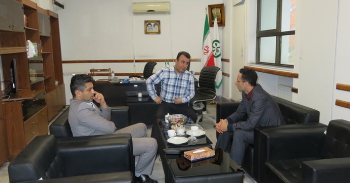 دیدار رئیس اداره تعاون روستایی شهرستان نور با مدیر  استان مازندران