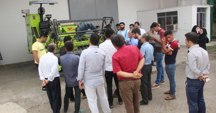 گزارش برگزاری دوره آموزشی کمباین هول کراپ برنج در شرکت خدمات حمایتی کشاورزی استان گیلان