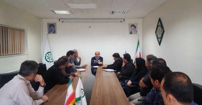 برگزاری جلسه مدیر استان با همکاران  