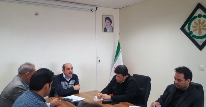 برگزاری جلسه با روسای ادارات و انتقال رهنمودی مدیرعامل محترم شرکت  