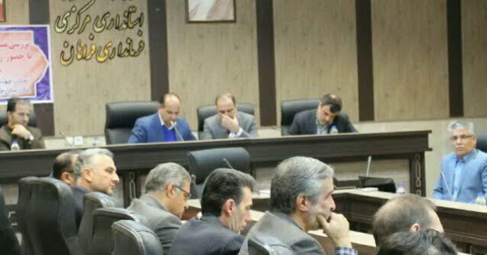 جلسه پی گیری و بررسی مشکلات شهرستان فراهان استان مرکزی