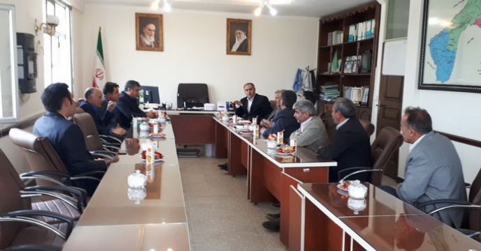 جلسه مشترک مدیراستان اردبیل با مدیرجهادکشاورزی پارس آباد