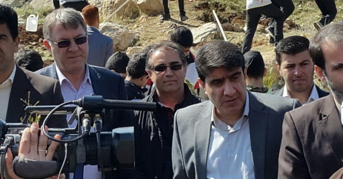 مراسم جشن درختکاری در استان کرمانشاه