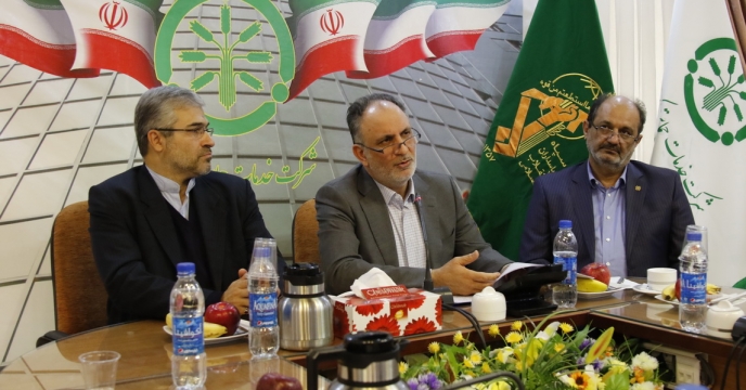 برگزاری جلسه ی تکریم و معارفه ی فرماندهان سابق و جدید پایگاه مقاومت بسیج شهید باهنر در شرکت خدمات حمایتی کشاورزی