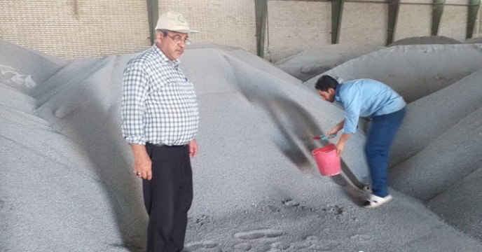 نمونه برداری از کود شیمیایی سوپر فسفات تریپل