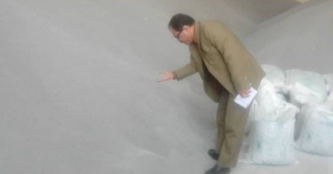 نظارت بر روند کیسه گیری و بارگیری کودهای فله وارداتی