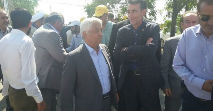  حضور درآئین روز ملی لوبیا شهرستان خمین استان مرکزی