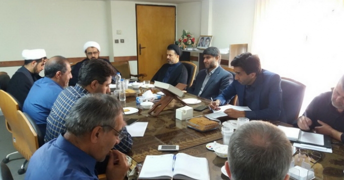 جلسه ستادبازسازی عتبات عالیات سازمان جهادکشاورزی استان سمنان