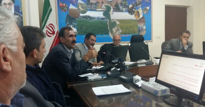  جلسه بررسی تامین نهاده های مورد نیاز بویژه کود پروژه ایکاردا در استان آذربایجان شرقی 