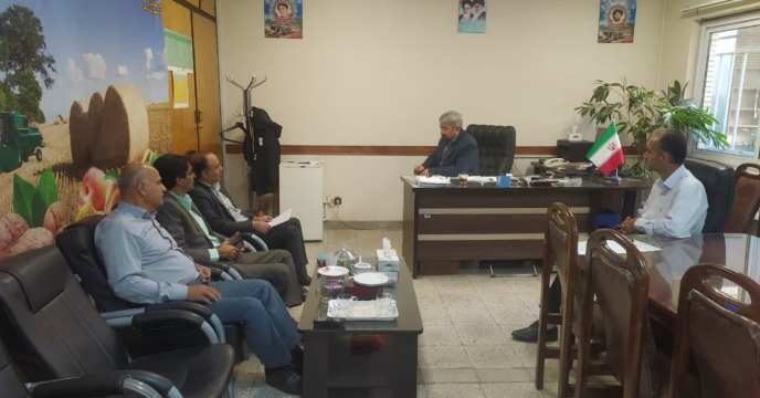 برگزاری جلسه برای آغاز فصل جدید زراعی در سازمان جهاد کشاورزی استان سمنان