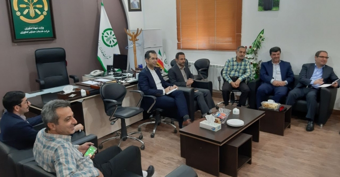 جلسه عمومی   مشاور محترم مدیر عامل و مدیر هماهنگی امور استانهای شرکت خدمات حمایتی کشاورزی با مدیر و پرسنل حاضر در گلستان