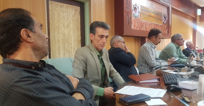 برگزاری جلسه ریاست سازمان جهاد کشاورزی و مدیران شهرستانها و همکاران شرکت خدمات حمایتی کشاورزی استان مرکزی 