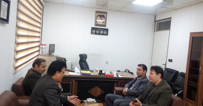 جلسه با مدیر شهرستان سازمان جهاد کشاورزی استان قم