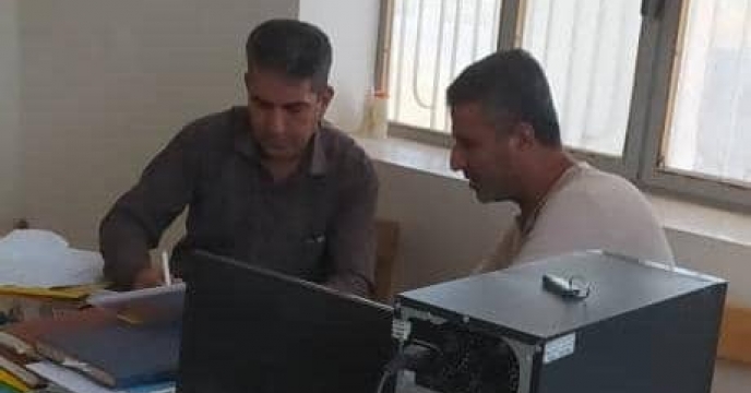 بازدید کارشناس واحد فنی از کارگزار توزیع کود کشاورزی شهرستان بندر لنگه استان هرمزگان 