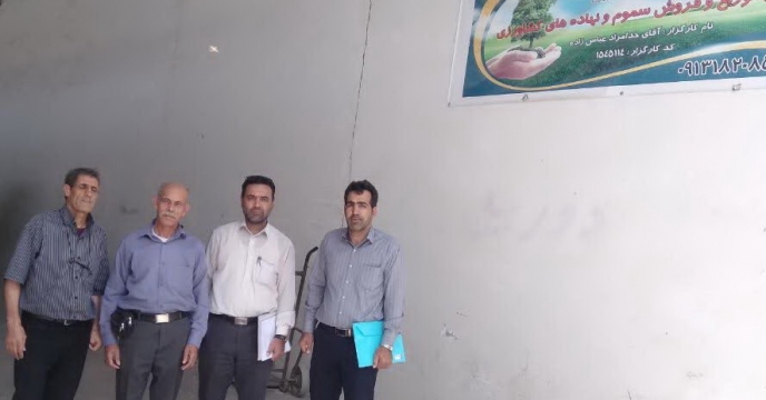 انبار و نحوه عملکرد کارگزاران فروش کود کشاورزی انجام شد