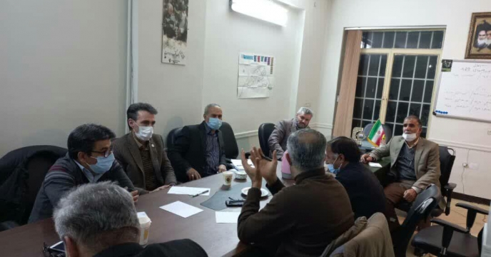 جلسه کارگروه کشاورزی  در محل دفتر نماینده محترم اراک در مجلس شورای اسلامی جناب مهندس آقای آصفری 