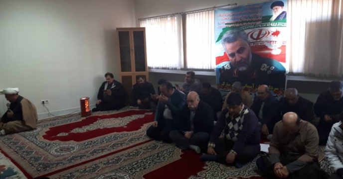 مراسم بزرگداشت سردار سپهبد حاج قاسم سلیمانی در مجتمع شیمیائی آبیک 