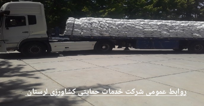 توزیع میزان 15 تن کود شیمیایی سوپر فسفات تریپل از انبار ذخیره مرکزی به مقصد انبار کارگزاران شهرستان بروجرد در استان لرستان
