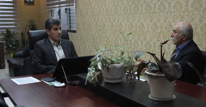 دیدار مدیرعامل اتحادیه تعاونی روستائی رشت با مدیراستان