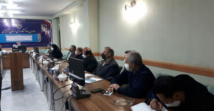 جلسه کمیته فنی نهال سازمان جهاد کشاورزی استان مرکزی اسفند ماه1400