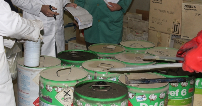 نمونه برداری از سموم غیر تولیدی 