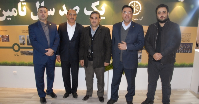 بازدید مسئول حراست و پرسنل البرز از نمایشگاه نهاده های کشاورزی