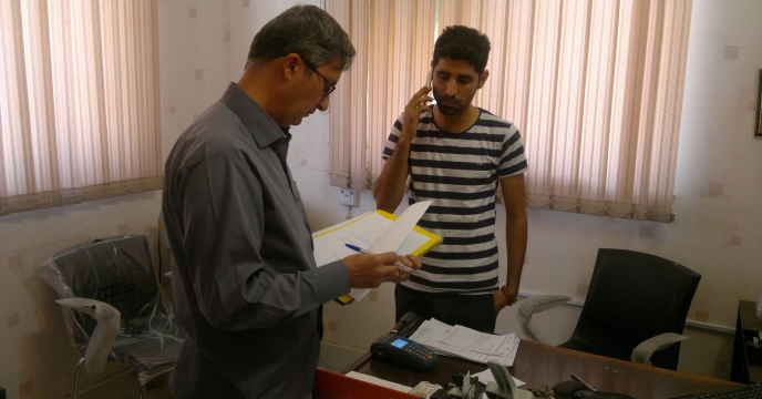 بازدید از انبار کارگزاران توزیع نهاده  در استان قم