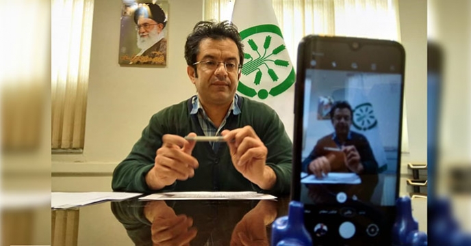نشست خبری مهندس بهروز الیاسی مدیر شرکت خدمات حمایتی کشاورزی استان همدان با اصحاب رسانه