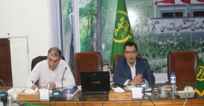 نشست ستاد هماهنگی تولیدات زراعی در استان مازندران