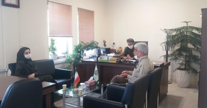 نشست  صمیمی همکاران و مدیریت شرکت خدمات حمایتی کشاورزی استان مرکزی در سال جهش تولید . 