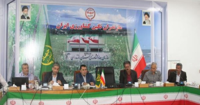 برگزاری کارگاه آموزشی مدیریت داده های کشاورزی در مازندران
