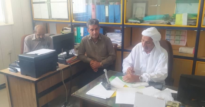 بازدید از کارگزاران توزیع کود کشاورزی شهرستان جاسک استان هرمزگان