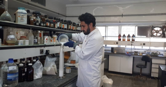 آزمایش تست پایداری  پارت 14روغن ولک 80%  مجتمع شیمیائی آبیک