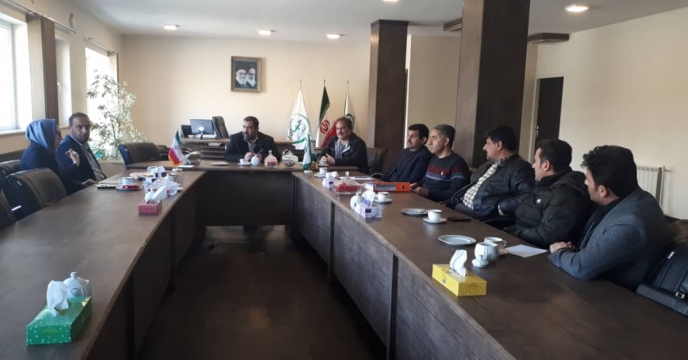 جلسه هماهنگی با پیمانکاران مجتمع شیمیائی آبیک