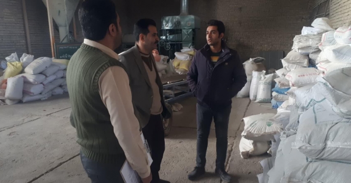 بازدید از انبار کارگزاران کود در منطقه  فراهان – شهرستان آشتیان استان مرکزی  