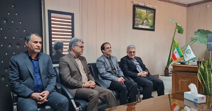 دیدار نوروزی رئیس سازمان جهاد کشاورزی استان با مدیر شرکت خدمات حمایتی کشاورزی خراسان شمالی