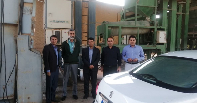 بازدید رئیس اداره بازرگانی شرکت خدمات حمایتی کشاورزی استان از مرکز بوجاری شهر گوک تپه مهاباد