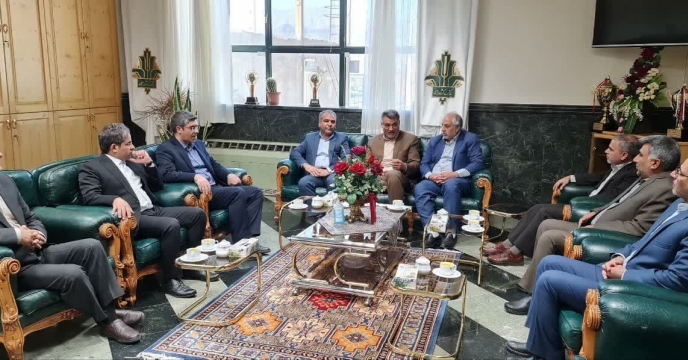 دیدار مدیر شرکت خدمات حمایتی کشاورزی خراسان جنوبی با مدیر شعب بانک کشاورزی استان