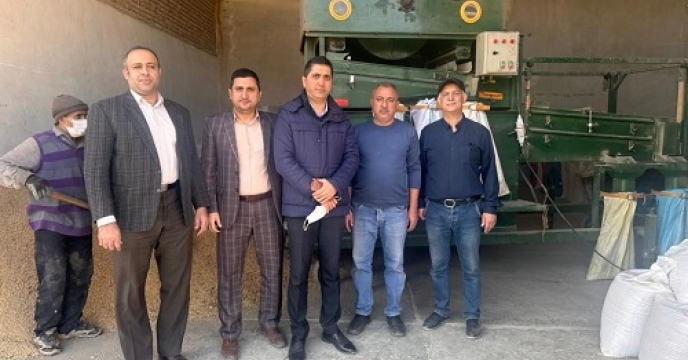 بازدید از سایت خرید و بوجاری  بذر سویا شرکت  هیر کانیان بذر  و  ایده سازان سبز گلستان در شهرستان گرگان