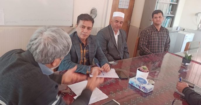 جلسه هماهنگی از روند توزیع کود وبررسی عملکرد کارگزاری های در شهرستان گمیشان