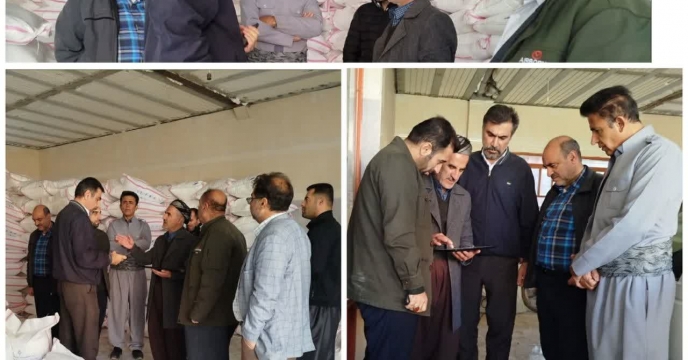 بازدید وپایش از کارگزاری علی عمری شهرستان ثلاث باباجانی