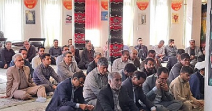 حضور همکاران شرکت خدمات در مراسمی با حضور امام جمعه زاهدان 1402/06/14