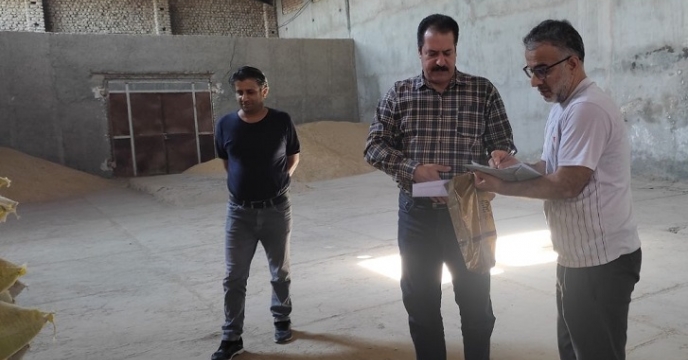 بازدید از انبار شهرستان زابل با حضور همکاران مرکز 