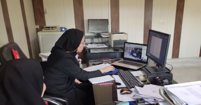حضور مسئول امومالی شعبه در وبینار آموزش تحت وب1402/10/13