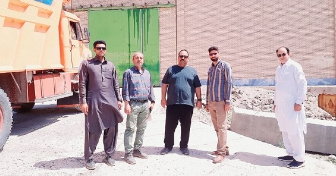 بازدید معاونت شعبه از انبار ایرانشهر 