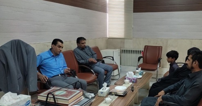 حضور تعدادی از کارگزاران شهرستان خاش وایرانشهر در دفتر مدیر شرت خدمات حمایتی کشاورزی استان سیستان وبلوچستان 