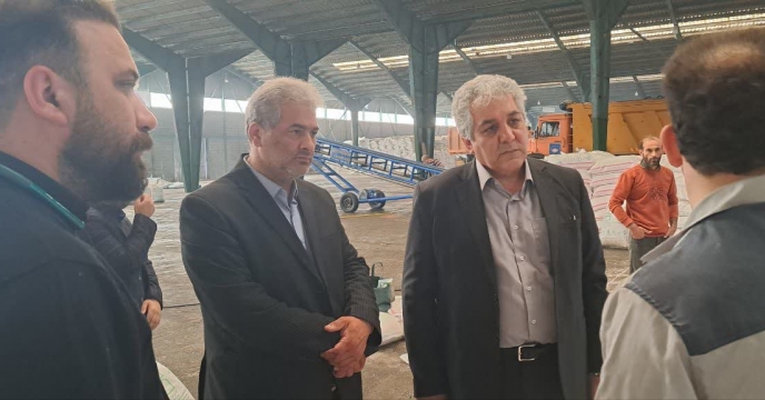 بازدید مسؤلین ستادی از انبار سازمانی شرکت خدمات حمایتی کشاورزی استان گیلان