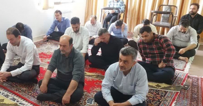 برگزاری مراسم عزاداری شهادت امام جعفر صادق در شرکت خدمات حمایتی کشاورزی استان گیلان