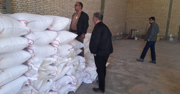 بازدید و پایش از انبار کارگزاری شهرستان عشق آباد